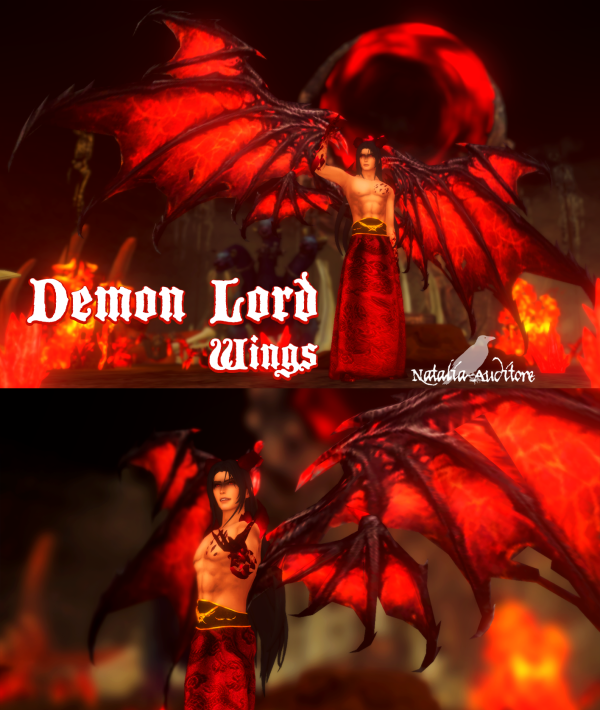 Alpha Demon Lord Wings by simsfinds - The Sims 4 Custom Content