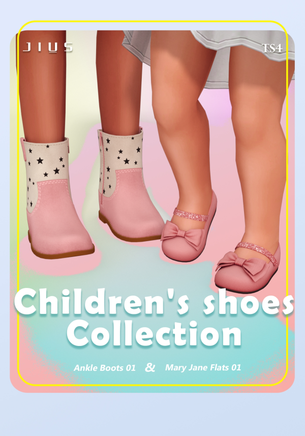 Mix Children’s shoes collection 04 by simsfinds - The Sims 4 custom content