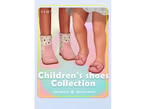 Mix Children’s shoes collection 04 by jiussims - The Sims 4 custom content
