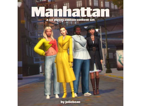 Maxis Match Manhattan Set by Joliebean by joliebean - The Sims 4 Custom Content