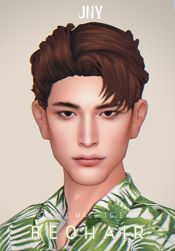 Maxis Match REO HAIR by simsfinds - The Sims 4 Custom Content