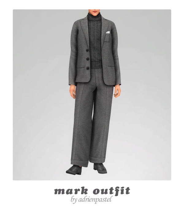 Maxis Match Mark Outfit by simsfinds - The Sims 4 Custom Content
