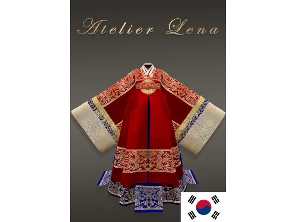 Alpha [Atelier Lena] Hong Wonsam (Red Wonsam) by atelierlena - The Sims 4 Custom Content