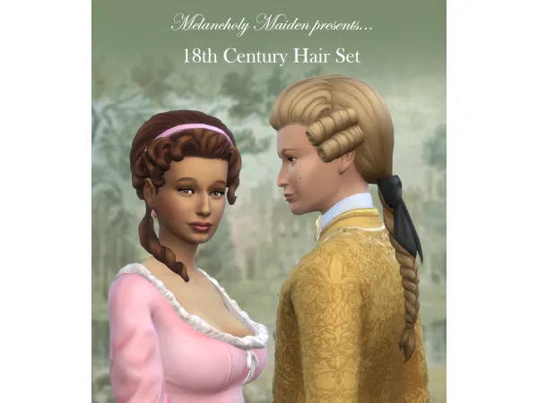 Maxis Match 18th Century Set by melancholymaiden - The Sims 4 Custom Content