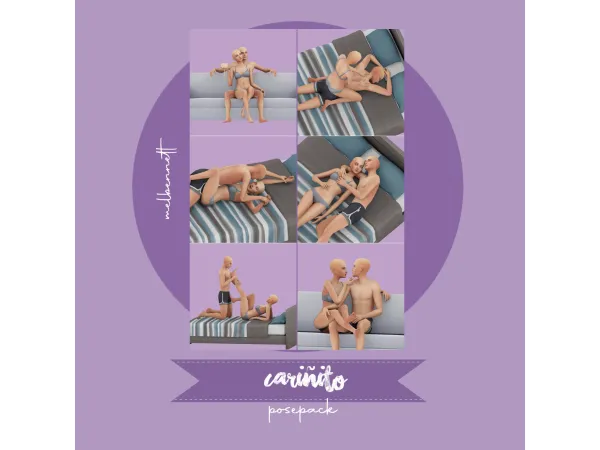 Alpha Cariñito Posepack - The Sims 4 Custom Content