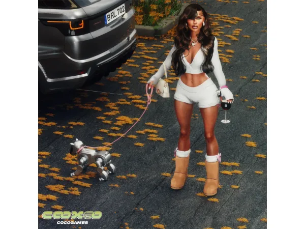 Alpha Hot Girl Fall Collection - The Sims 4 Custom Content