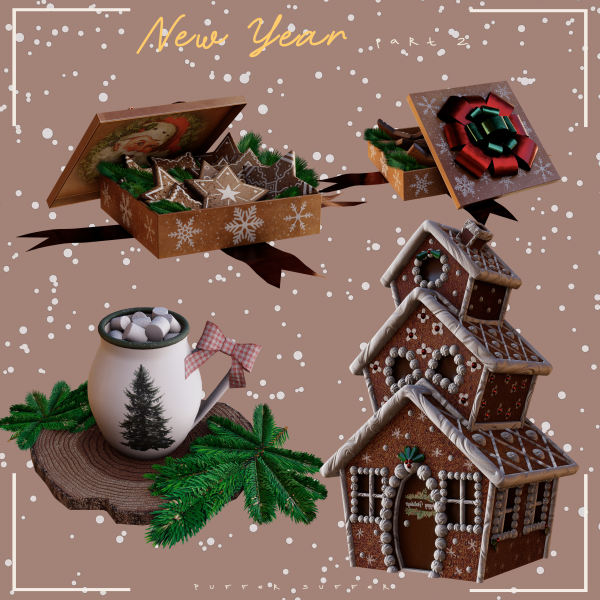 Alpha pack New Year part 2 (early access 122521) by puffersuffer - The Sims 4 Custom Content