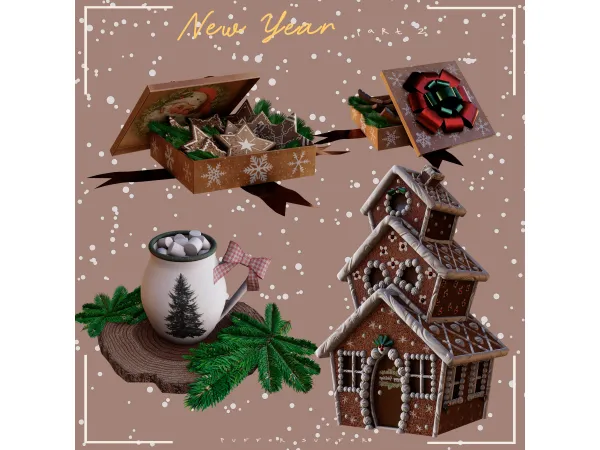 Alpha pack New Year part 2 (early access 122521) - The Sims 4 Custom Content