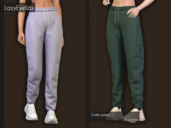 Alpha Comfy pants - The Sims 4 Custom Content