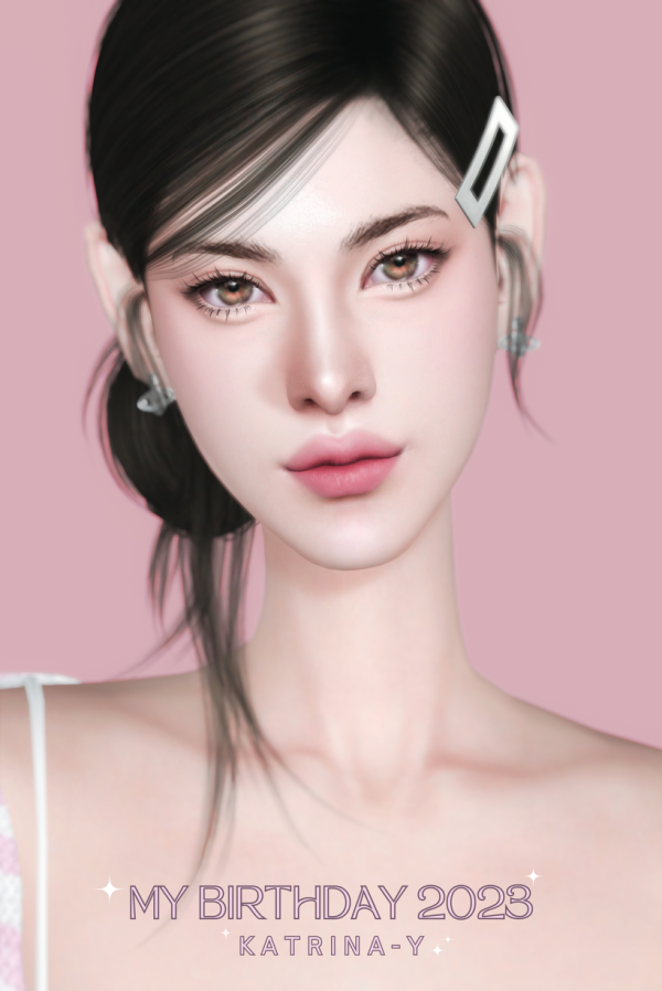 Alpha MY BIRTHDAY 2023 little gift by katrina-y - The Sims 4 Custom Content