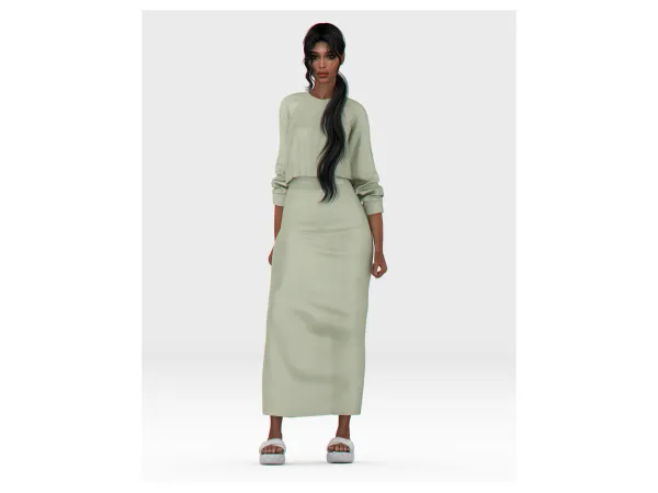 Alpha Evie Loungewear Set by backtrackcc - The Sims 4 Custom Content
