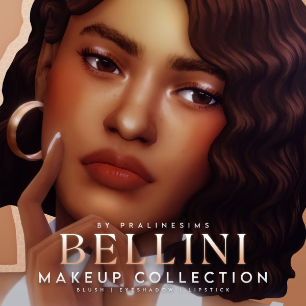 Mix BELLINI Makeup Collection by simsfinds - The Sims 4 Custom Content