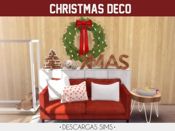 Alpha Christmas Deco - The Sims 4 Custom Content