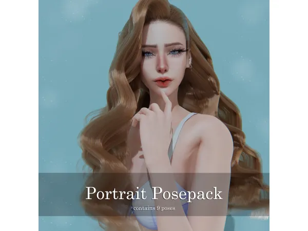 Mix Portrait Posepack FREE - The Sims 4 Custom Content