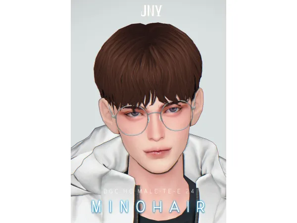 Mix MINO HAIR by JNYSim - The Sims 4 Custom Content