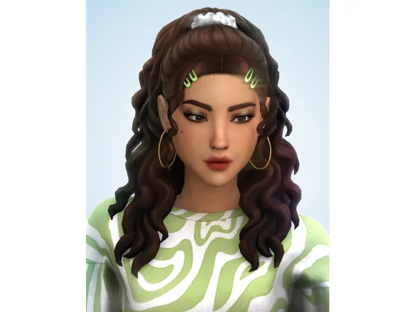 Maxis Match Juliana Hair by Aladdinsimmer - The Sims 4 Custom Content