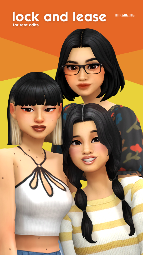 Maxis Match lock and lease by simsfinds - The Sims 4 Custom Content