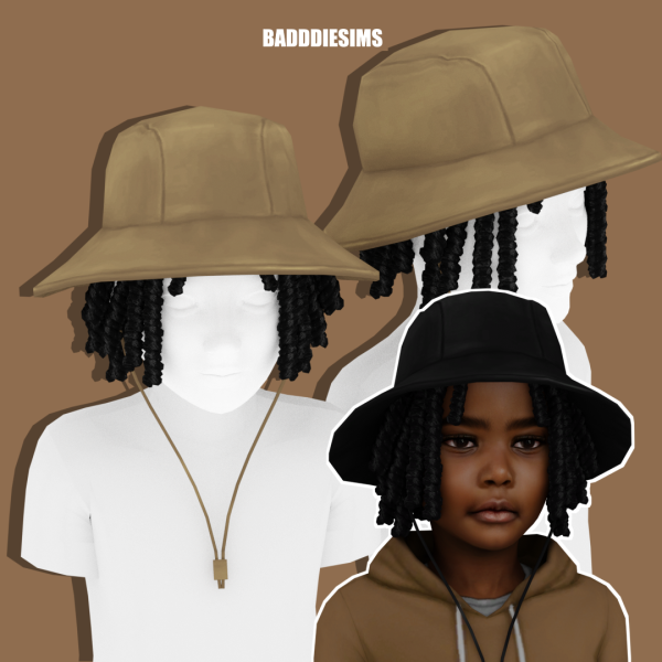 Alpha RAYAN HAIR HAT ACC by simsfinds - The Sims 4 Custom Content