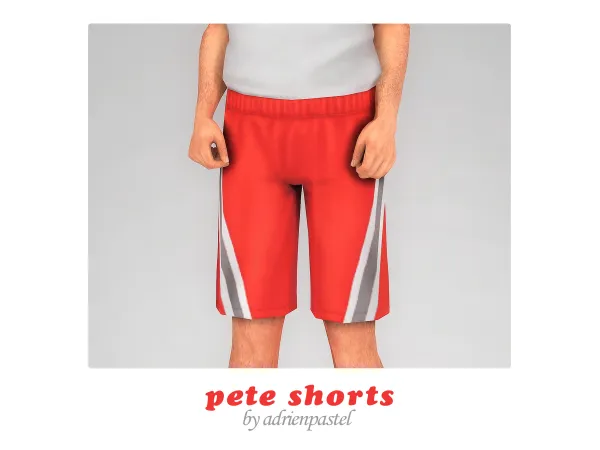 Maxis Match Pete Shorts by adrienpastel - The Sims 4 Custom Content
