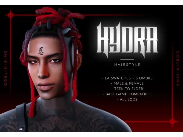 Mix Hydra Hair - The Sims 4 Custom Content