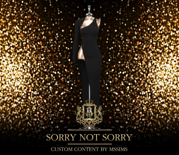 Alpha SORRY NOT SORRY by simsfinds - The Sims 4 Custom Content