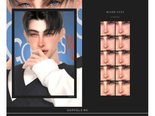 Alpha GPME GOLD Blush CC23 by goppolsme - The Sims 4 Custom Content