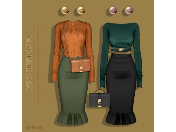 Alpha [RIMINGS] NEW GIFT BOX 10 by RIMINGs - The Sims 4 Custom Content