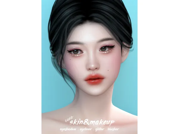 Alpha makeup set - The Sims 4 Custom Content
