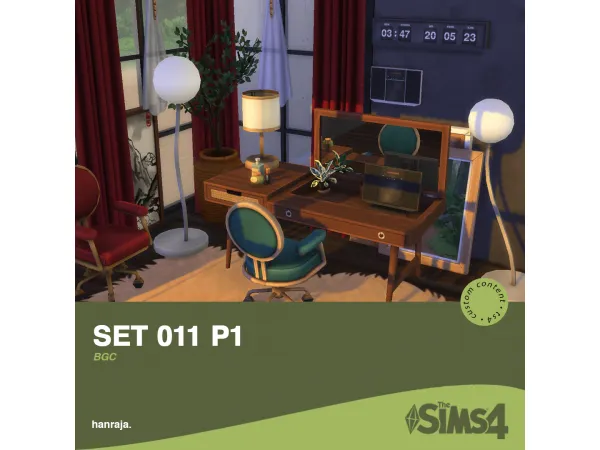 Maxis Match SET 011 P1 by hanraja - The Sims 4 Custom Content