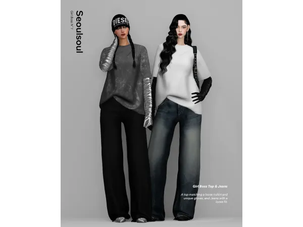 Alpha Girl Boss N1 - The Sims 4 Custom Content