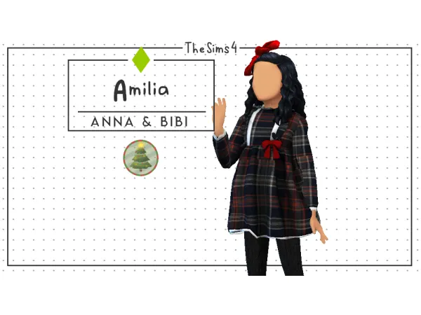 Alpha Amilia [AnnaBibi] by anna_bibi - The Sims 4 Custom Content