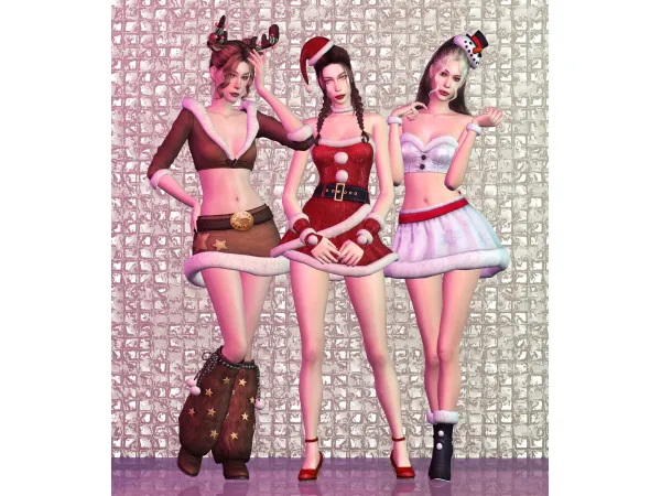 Mix New Year set by plazasims - The Sims 4 custom content