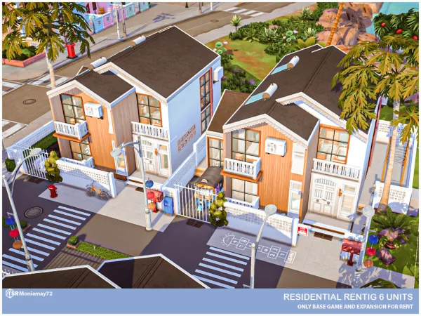 Mix 6 apartments - The Sims 4 Custom Content