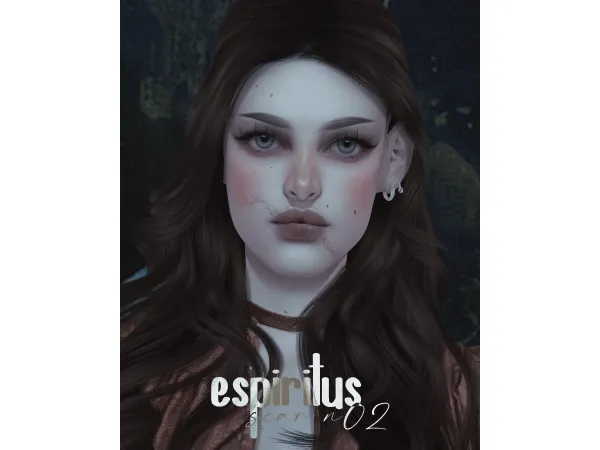 Alpha espiritus scar n02 by sanctus espiritus - The Sims 4 Custom Content