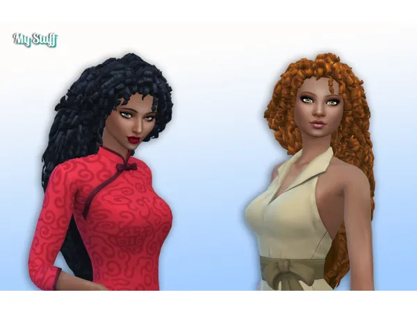 Maxis Match Miriam Curls by kiarazurk - The Sims 4 Custom Content