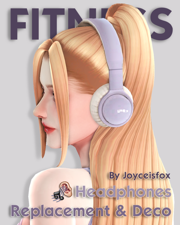 Mix X Headphones Fitness Replacement Deco by simsfinds - The Sims 4 Custom Content