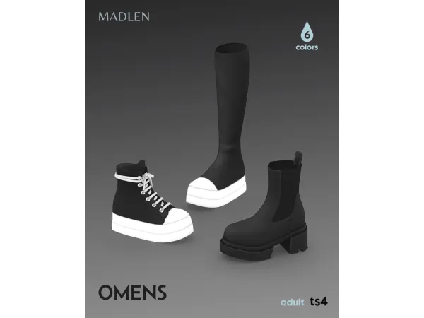 Maxis Match Omens Set by madlen - The Sims 4 Custom Content