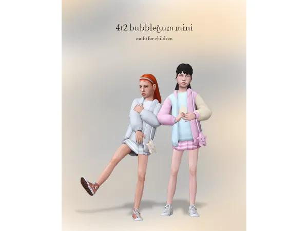 bubblegum mini by kestrelteens - The Sims 2 Custom Content