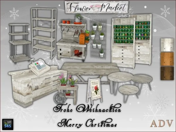 Mix Furnishing for shops - The Sims 4 Custom Content