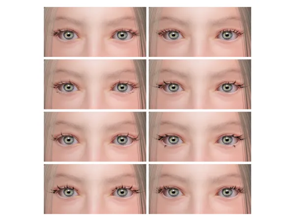 SourLemonSimblr eyelashes set