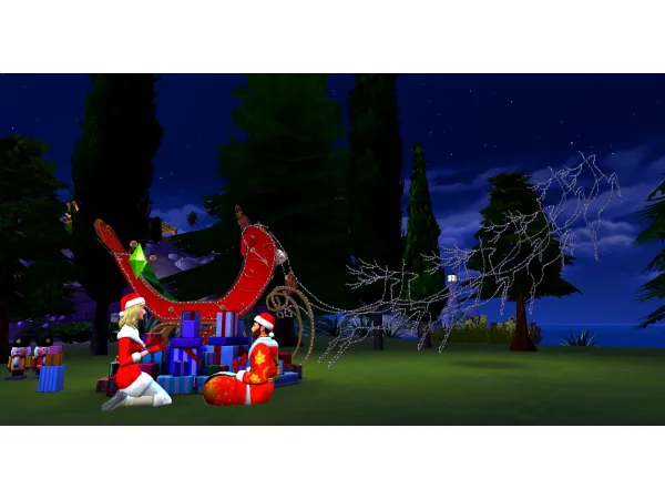 Maxis Match Merry Christmas by annaqstories - The Sims 4 Custom Content