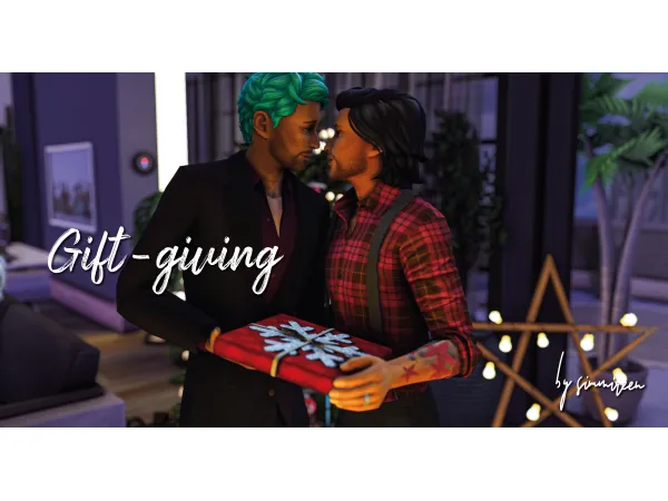 Mix Gift giving by simmireen - The Sims 4 Custom Content