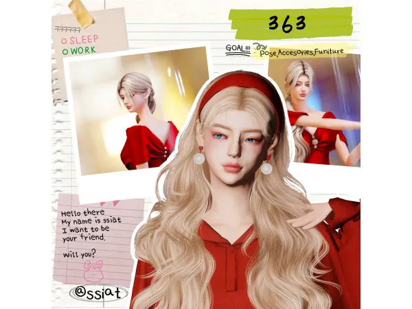 Mix ssiat(363)I swear I'll be honest with what I think of you - The Sims 4 Custom Content