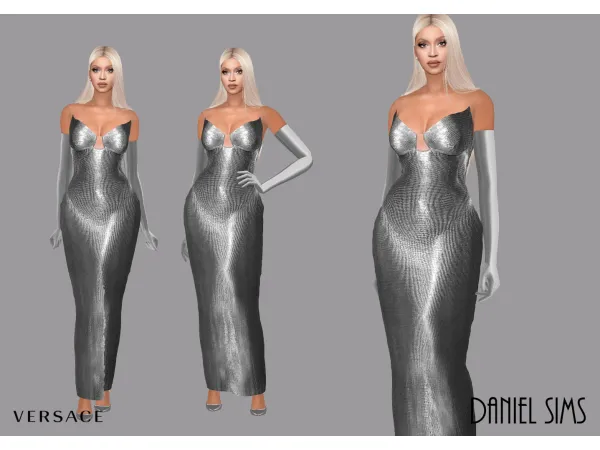 Alpha Beyonce in Versace - The Sims 4 Custom Content