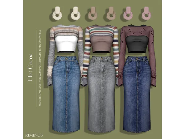 Alpha [RIMINGS] Hot Cocoa by RIMINGs - The Sims 4 Custom Content