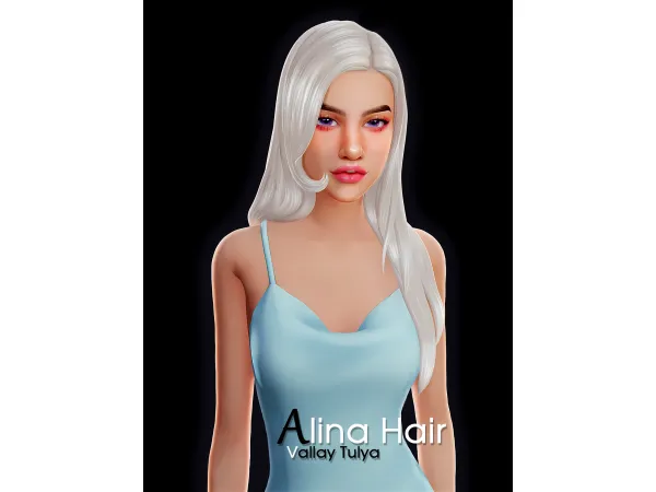 Maxis Match ( ) Alina Hair by HelenaVtulya - The Sims 4 Custom Content