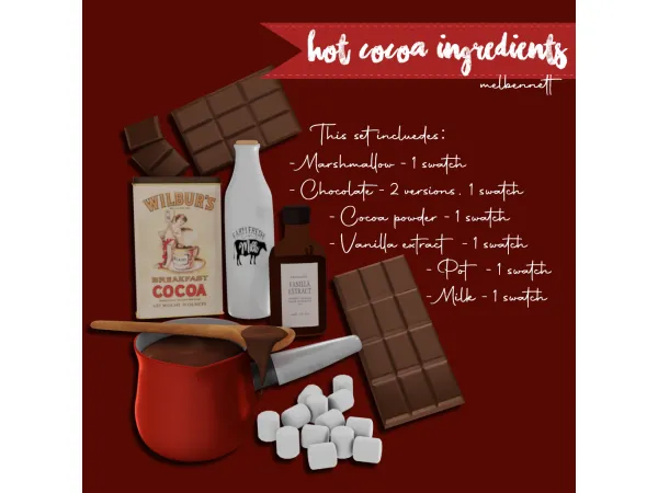 Mix Hot Cocoa Ingredients - The Sims 4 Custom Content