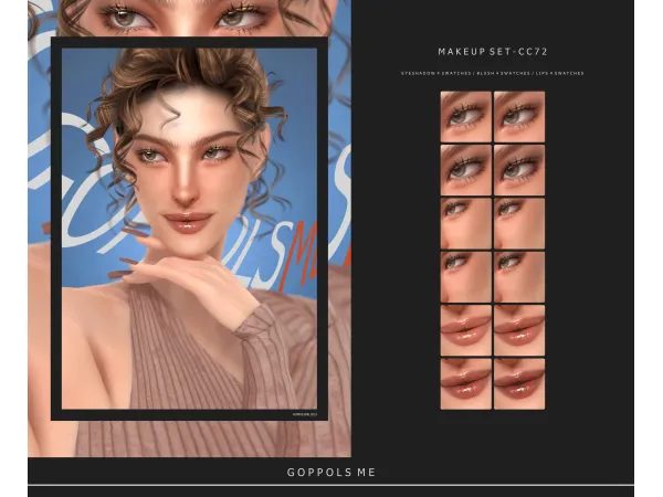 GPME-GOLD MAKEUP SET CC72 by goppolsme
