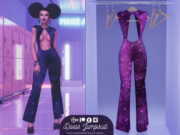 Alpha Diva's Jumpsuit - The Sims 4 Custom Content
