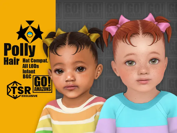 Maxis Match Polly - The Sims 4 Custom Content